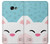 W3542 Cute Cat Cartoon Hard Case and Leather Flip Case For Samsung Galaxy A5 (2017)