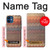 W3752 Zigzag Fabric Pattern Graphic Printed Hard Case and Leather Flip Case For iPhone 12 mini
