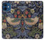 W3791 William Morris Strawberry Thief Fabric Hard Case and Leather Flip Case For iPhone 12 mini