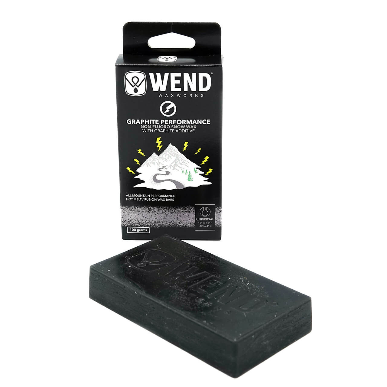 MF Performance Snow Wax | Graphite Universal 100g | Wend Waxworks