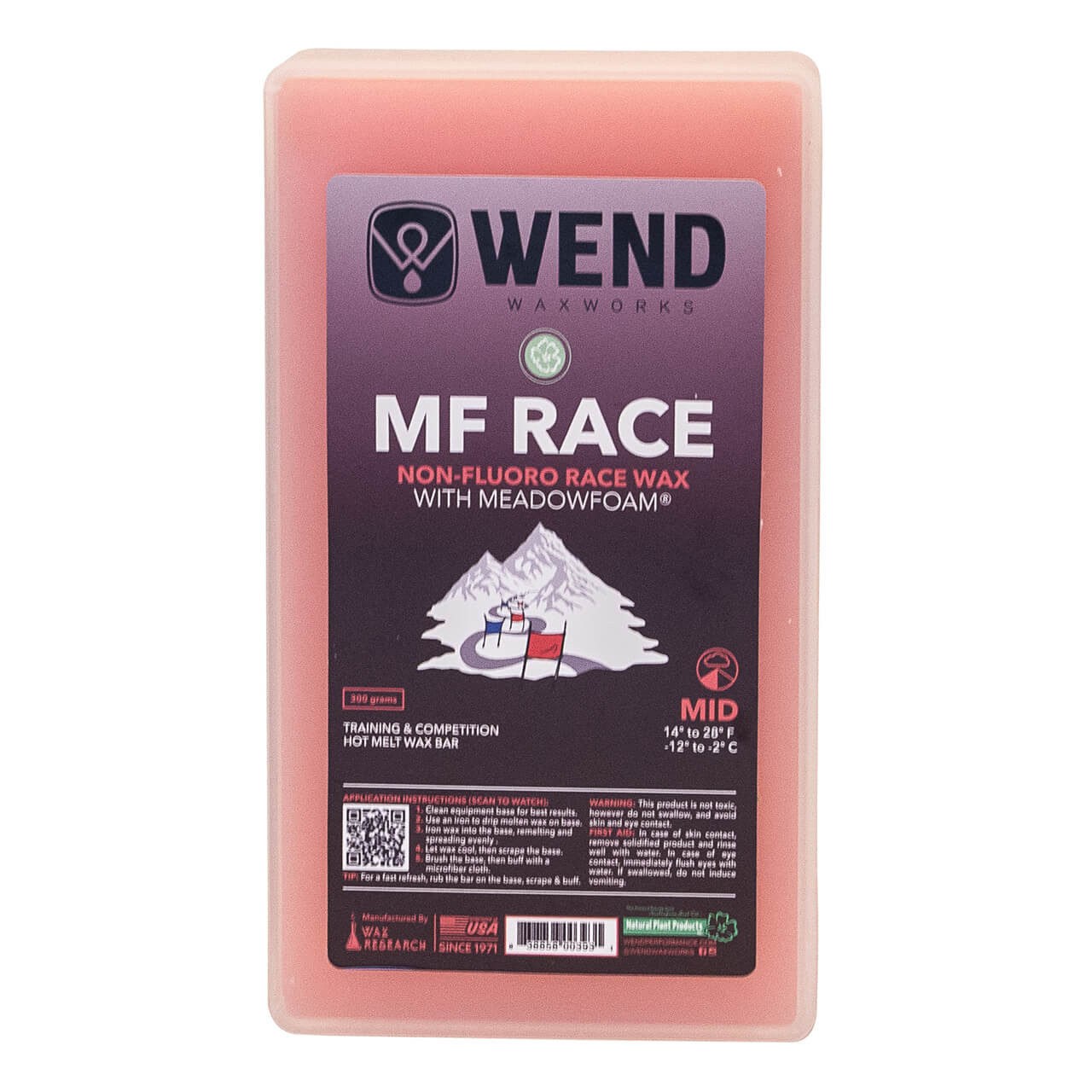 MF Race Snow Wax | Mid 300g | Wend Waxworks