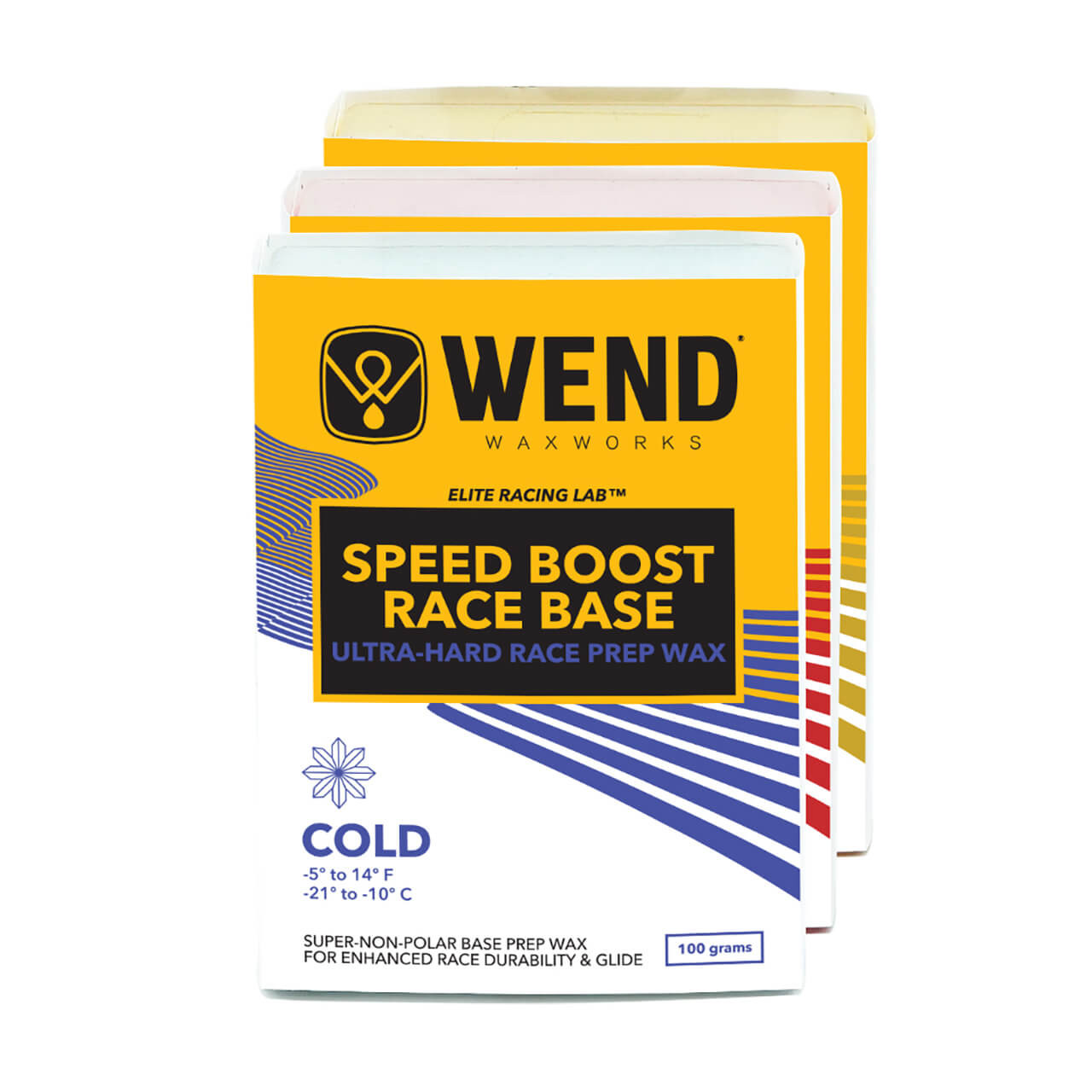 Speed Boost Race Base Wax | Warm 100g | Wend Waxworks