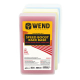 WEND Speed Boost Race Base 100g hot-melt competition waxes shown with all temperature options (Warm, Mid, and Cold) WEND Speed Boost Race Base 100g hot-melt competition waxes shown with all temperature options (Warm, Mid, and Cold)