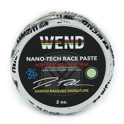2oz tin of WEND/Daron Rahlves Signature NT Race Paste wax in Universal temp.