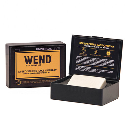 WEND Speed Sphere Race Overlay wax in 20 gram bar and box. WEND Speed Sphere Race Overlay wax in 20 gram bar and box.