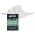 Single 6x6" liquid towelette of WEND MF Natural Base Cleaner & Conditioner, shown with towelette packaging open.