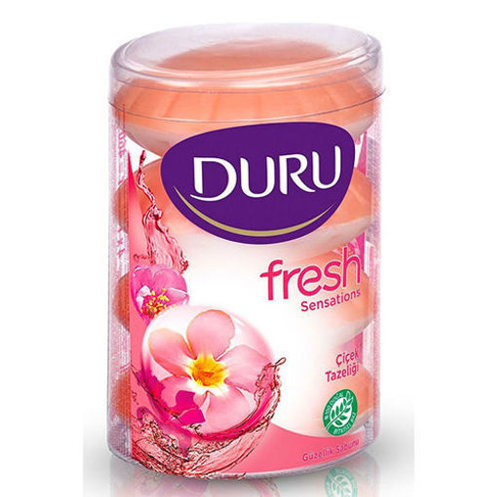 DURU Turkish Bath Soap Flower Infusion 4pk 600g
