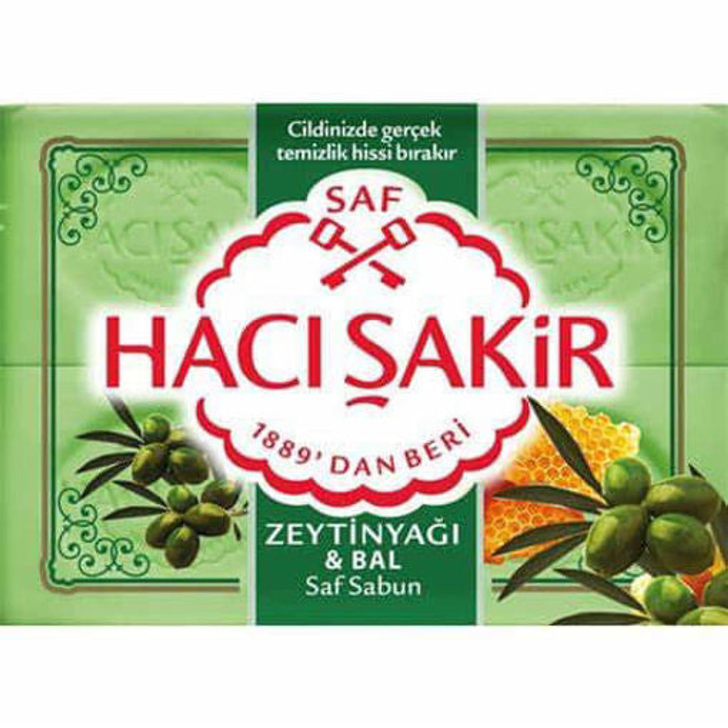 HACI SAKIR Traditional Bath Soap w/Olive Oil & Honey4pk 800g