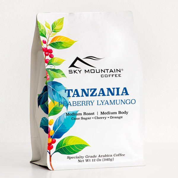 Tanzania Peaberry Lyamungo Estate. Tanzania Peaberry Lyamungo Estate.