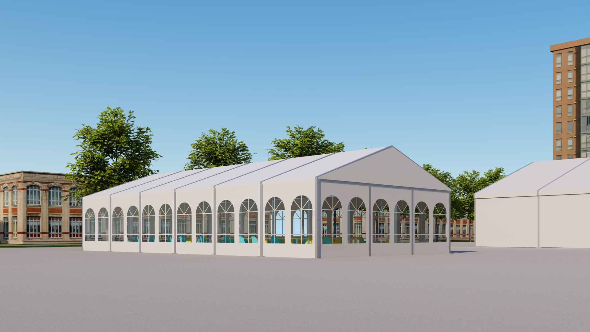 Clearspan Tents for Dining