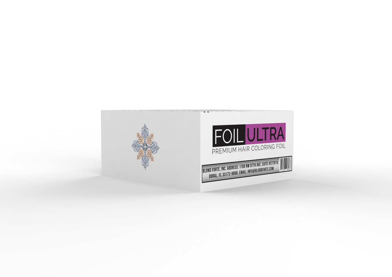 Blond Forte Gold Pop Up Hair Color Foil, Highlight Application Foil, 500  Sheet Dispenser, Coloring Aluminum Hair Foil 5”x11”