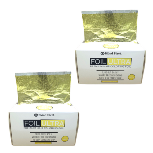 2 Pack Gold Pop Up Hair Color Foil 500 Sheet