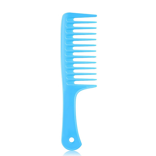 Blue Detangling Comb Detangling Comb Wide Tooth Comb