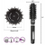 25 mm/1 inch Round barrel: Large round shape creates volume and curl shine with boar bristles.