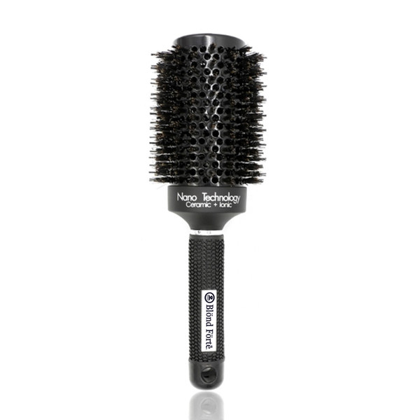 The Blond Forte 2.1 inch Round barrel: creates volume and curl shine with boar bristles.