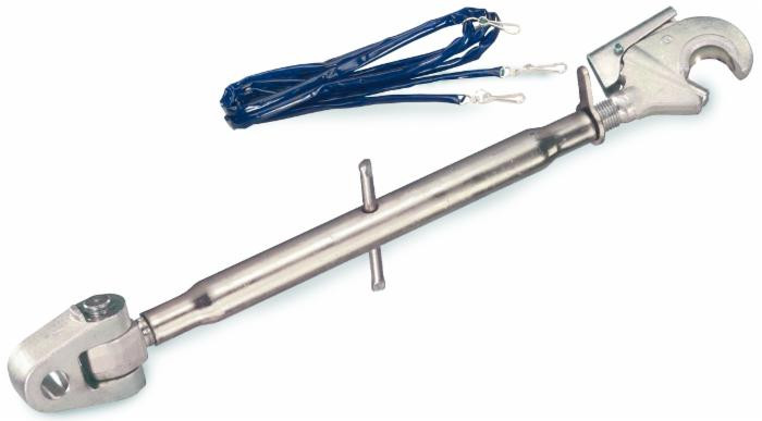 Terzo punto cat. II con attacco snodato e gancio lunghezza 700-965mm - Ama