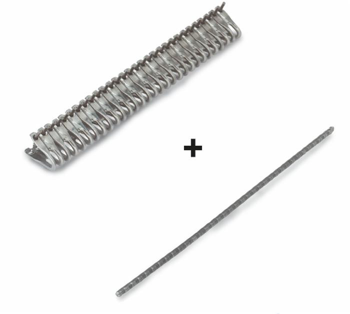 Graffe "mato u24cs" (10x198mm) per cinghie rotopressa - Mato