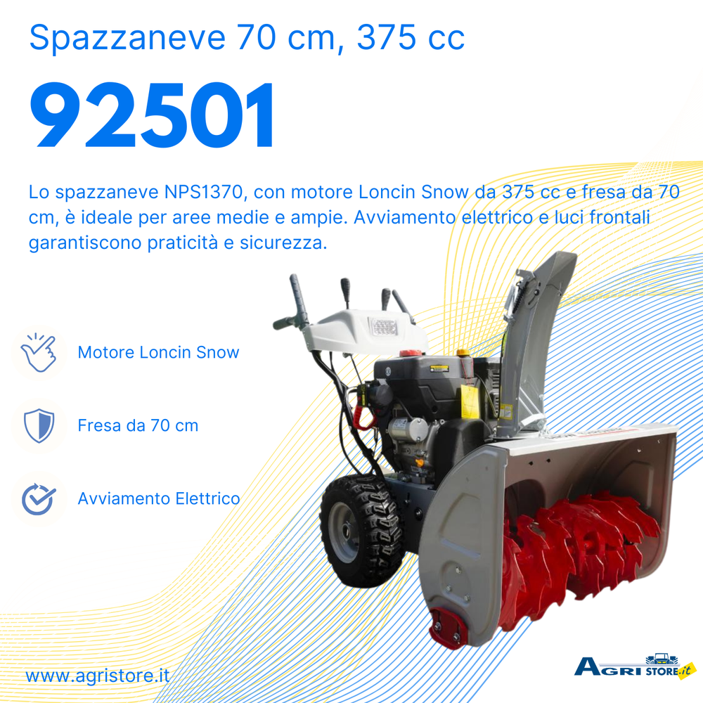 Spazzaneve NPS 1370 375 cc 70 cm - Ama