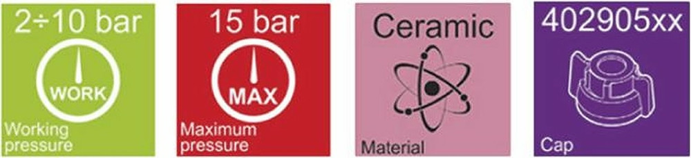 Ugelli a cono SHC 60° per nebulizzazione e sanificazione - Asj Spray-Jet