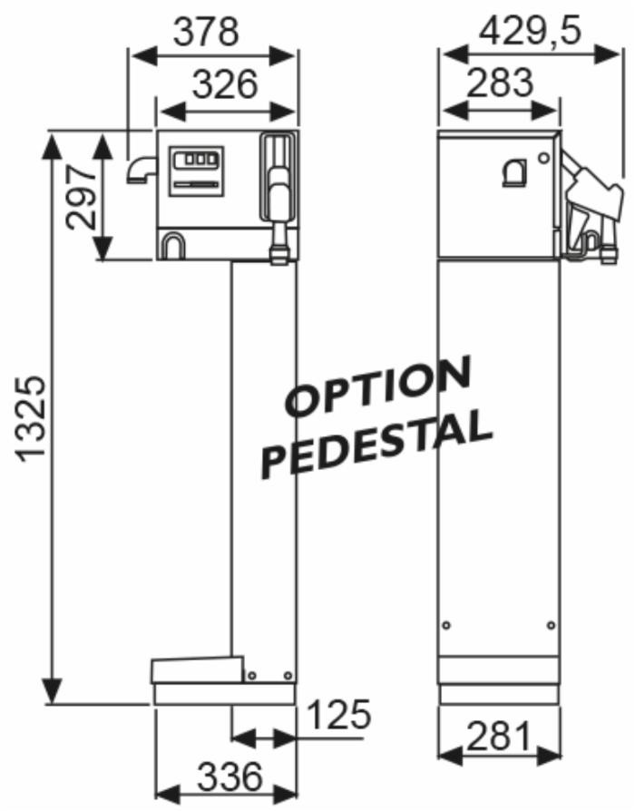 Distributore per gasolio Cube 70 mt - Piusi