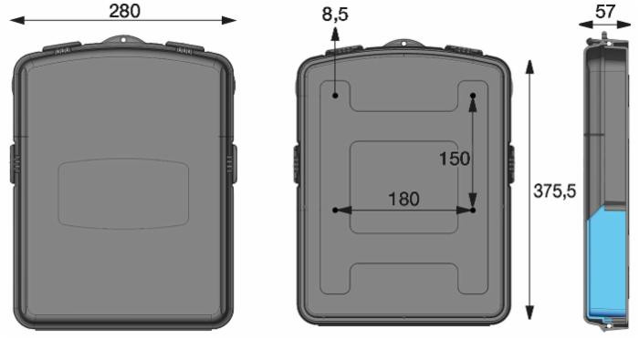 Portadocumenti a tasca Docu-Box - Seat Plastic