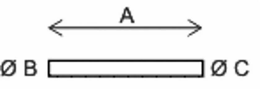 Tubo adattabile westfalia 7027,2637,100 8,5x150x1 - Ama