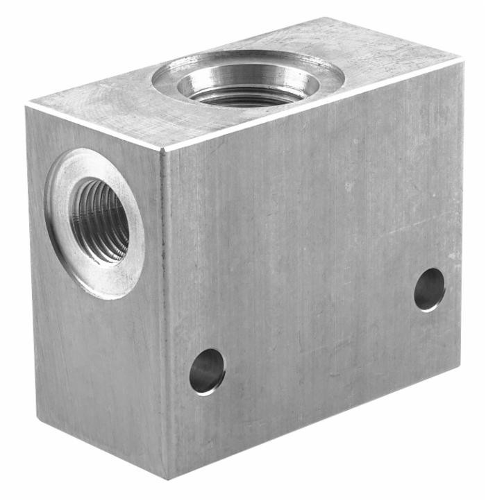 Corpo in alluminio per valvole elettriche a 3 vie cavità 7/8" - Ama Refluid