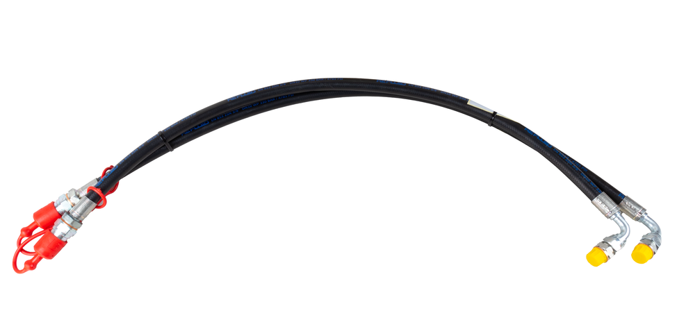 Kit tubi idraulici 3/8" 2SN per terzi punti con valvola di blocco - Ama Refluid