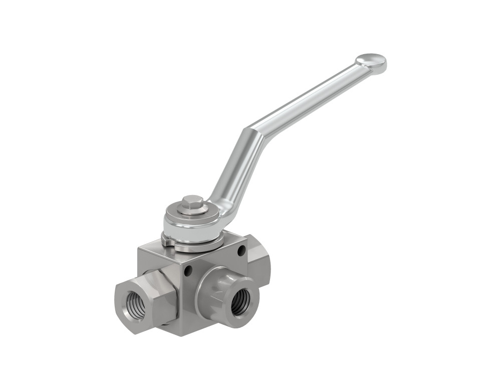 Rubinetto a sfera 3 vie con attacco 1/4" - Ama Refluid