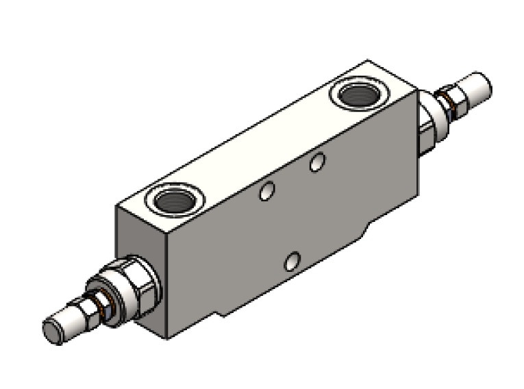 Valvola di blocco e controllo discesa doppio effetto 1/2" - Ama Refluid