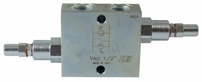 Valvola di massima pressione incrociata (antiurto) da 1/2” - Ama Refluid