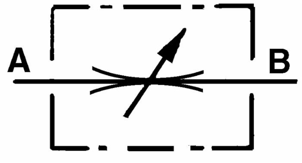 Valvola di strozzamento bidirezionale da 1/4" - Ama Refluid