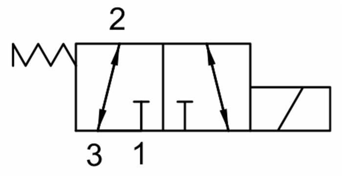 Valvola elettrica a 3 vie 24VDC 12 litri - Ama Refluid