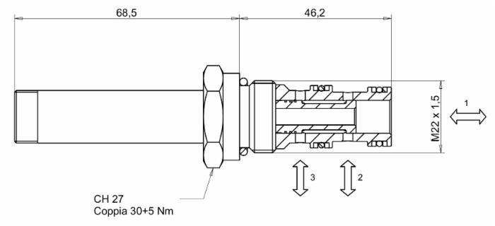Valvola elettrica a 3 vie 24VDC 35 litri - Ama Refluid