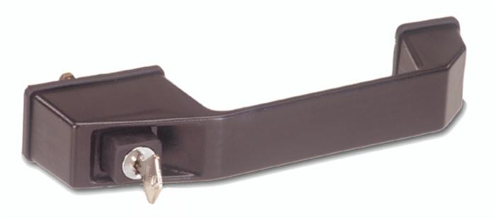 Maniglia per cabina trattore in plastica dx-sx con chiave - Ama