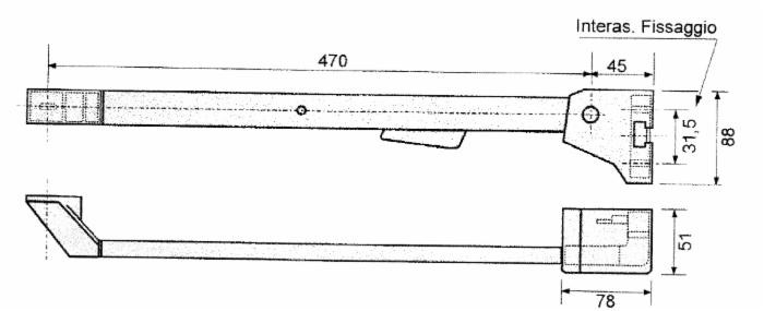 Serratura con braccio sinistro - Ama