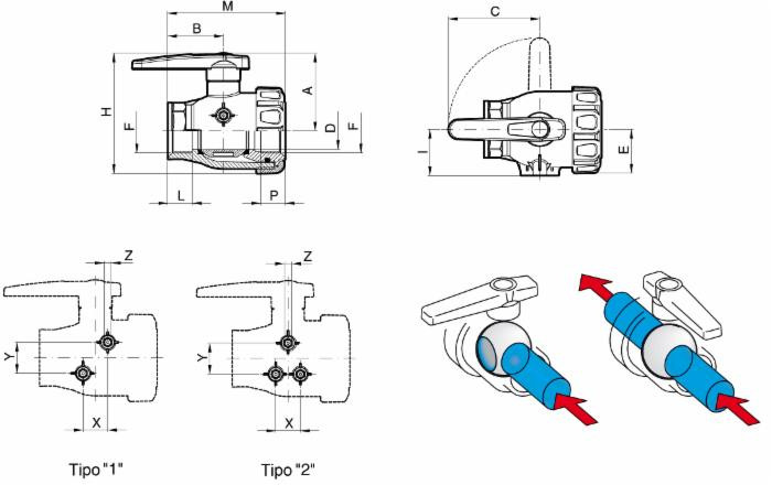 Valvole a sfera G 1 1/4 - Arag