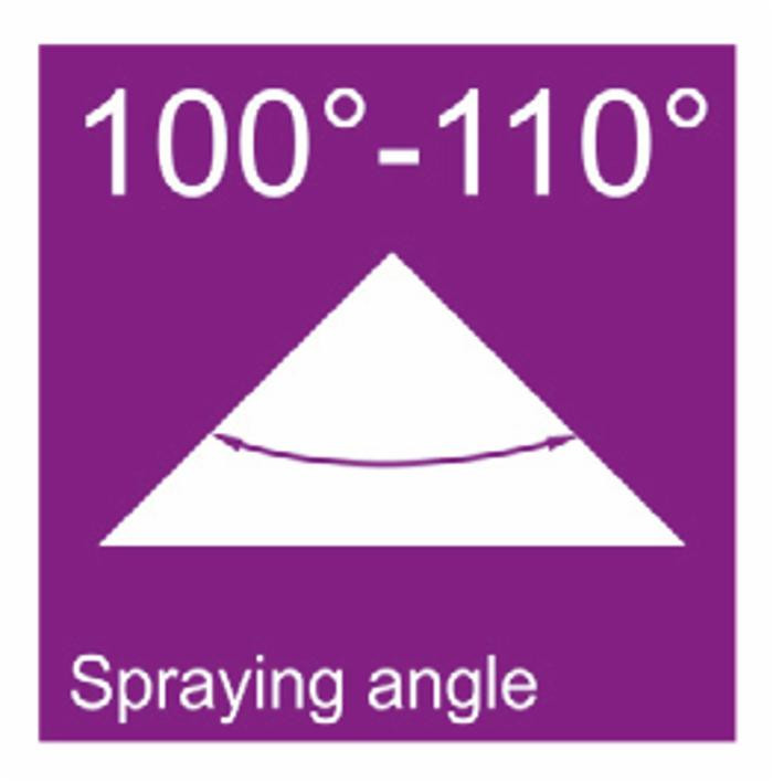 Ugello antideriva ad induzione d'aria giallo in plastica - Asj Spray-Jet