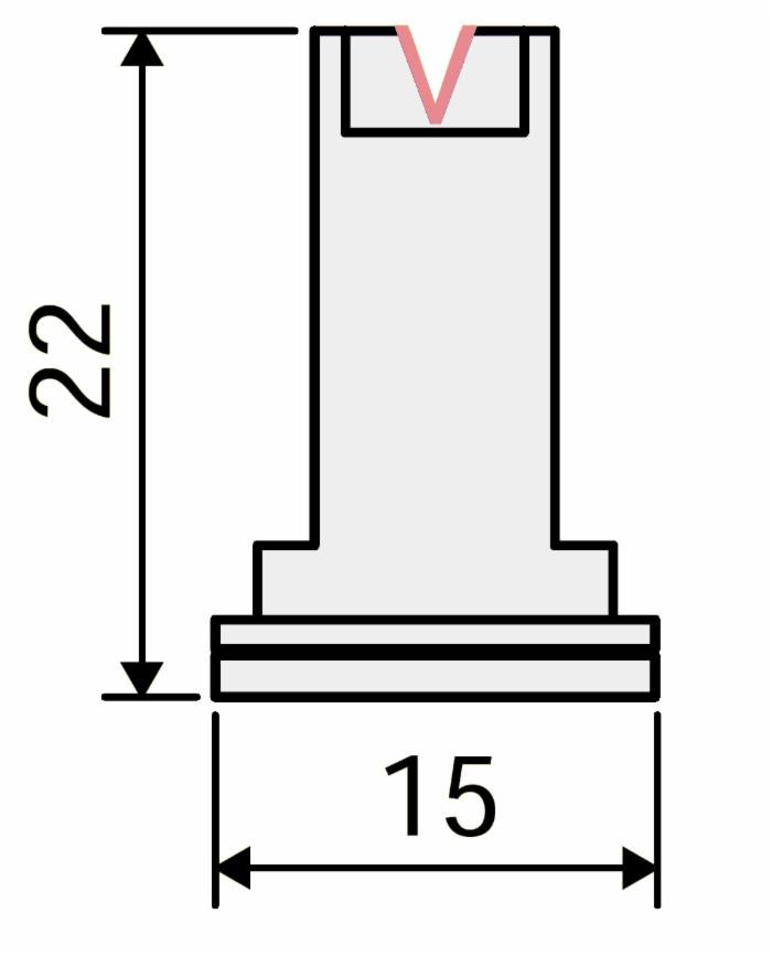 Ugello a ventaglio antideriva con inserto in ceramico grigio - Asj Spray-Jet