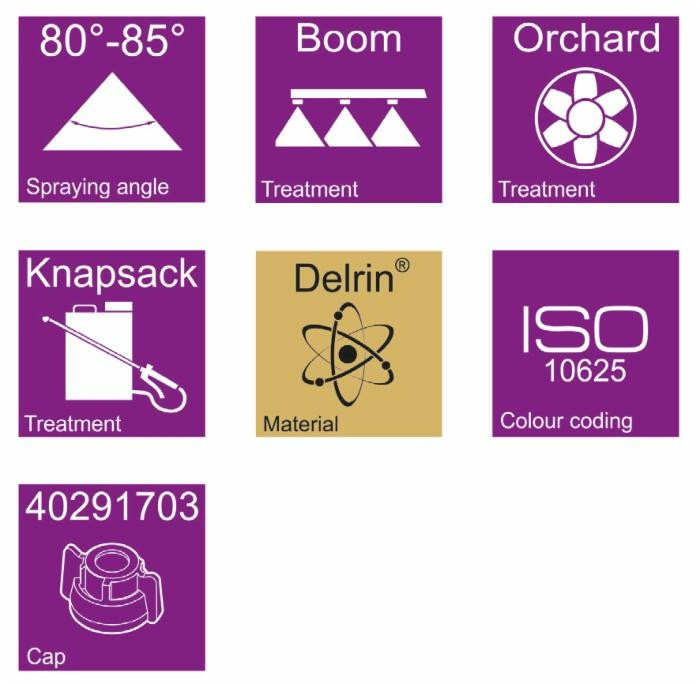 Ugello a cono rosso - Asj Spray-Jet