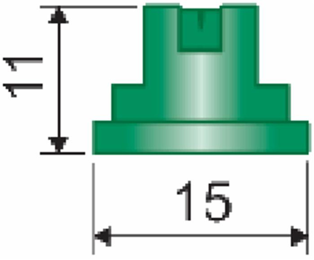 Ugello a ventaglio con angolo ad 80° EF80015 - Asj Spray-Jet