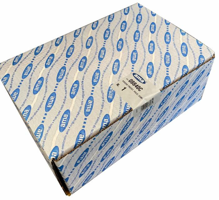 Visiera in policarbonato trasparente 160g regolabile dotata di banda elastica Made in Italy - Ama