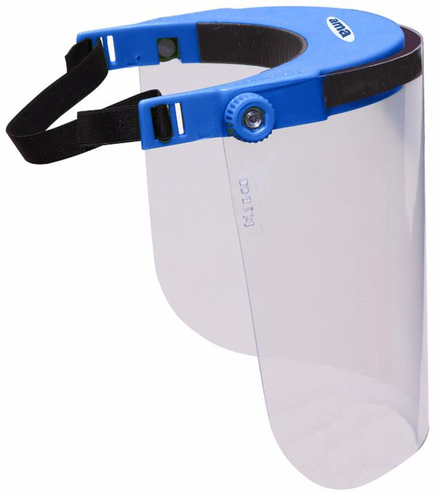 Visiera protettiva azzurra in policarbonato - Ama Visiera protettiva azzurra in policarbonato - Ama