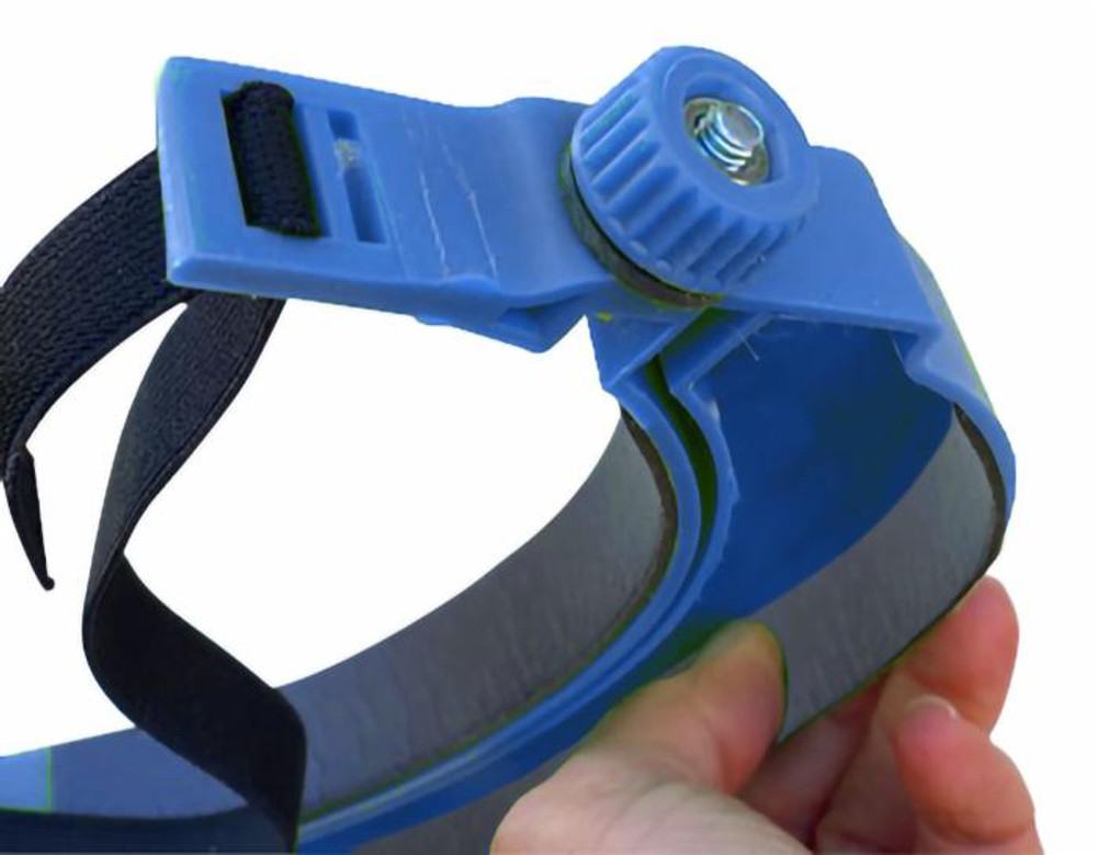 Visiera protettiva azzurra in policarbonato - Ama