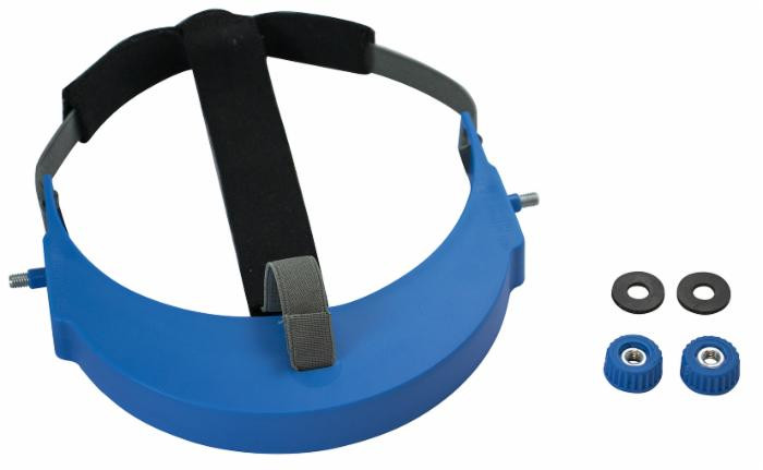 Visiera protettiva regolabile orientamento a 180° conformità alla norma EN 166:2001 protezione ottimale e comfort duraturo - Ama