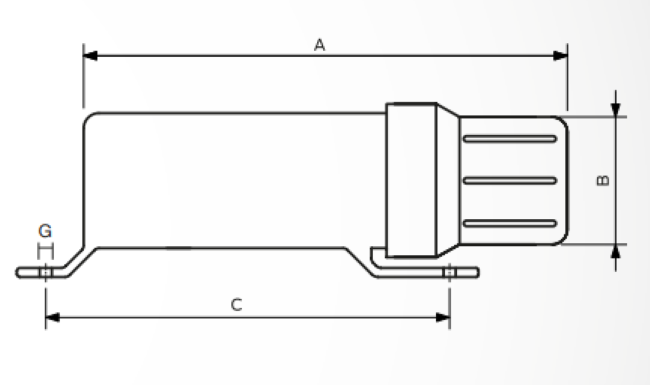 Portadocumenti tubolare Tu-Box Mini lunghezza 320mm - Seat Plastic