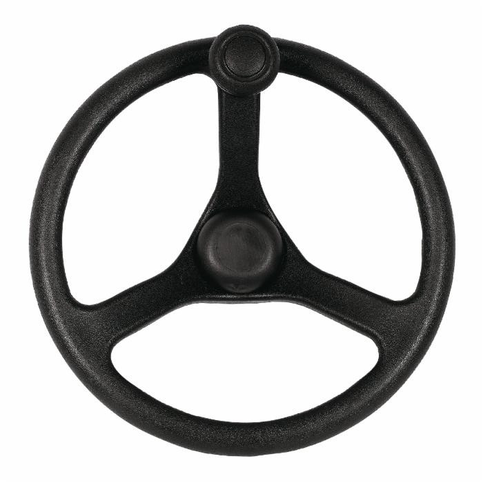 Volante C/6 diametro 320mm con cono Danfoss 1 e pomello - Seat Industries