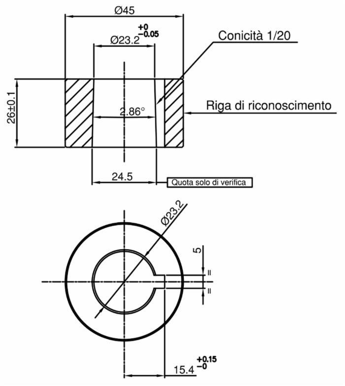 Volante C/6 diametro 320mm con cono Danfoss 1 e pomello - Seat Industries