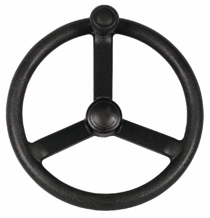 Volante C/6 diametro 360mm con cono Danfoss 1 e pomello - Seat Industries