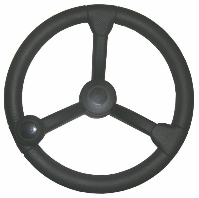 Volante C/6 diametro 380mm con cono Danfoss 1 e pomello - Seat Industries